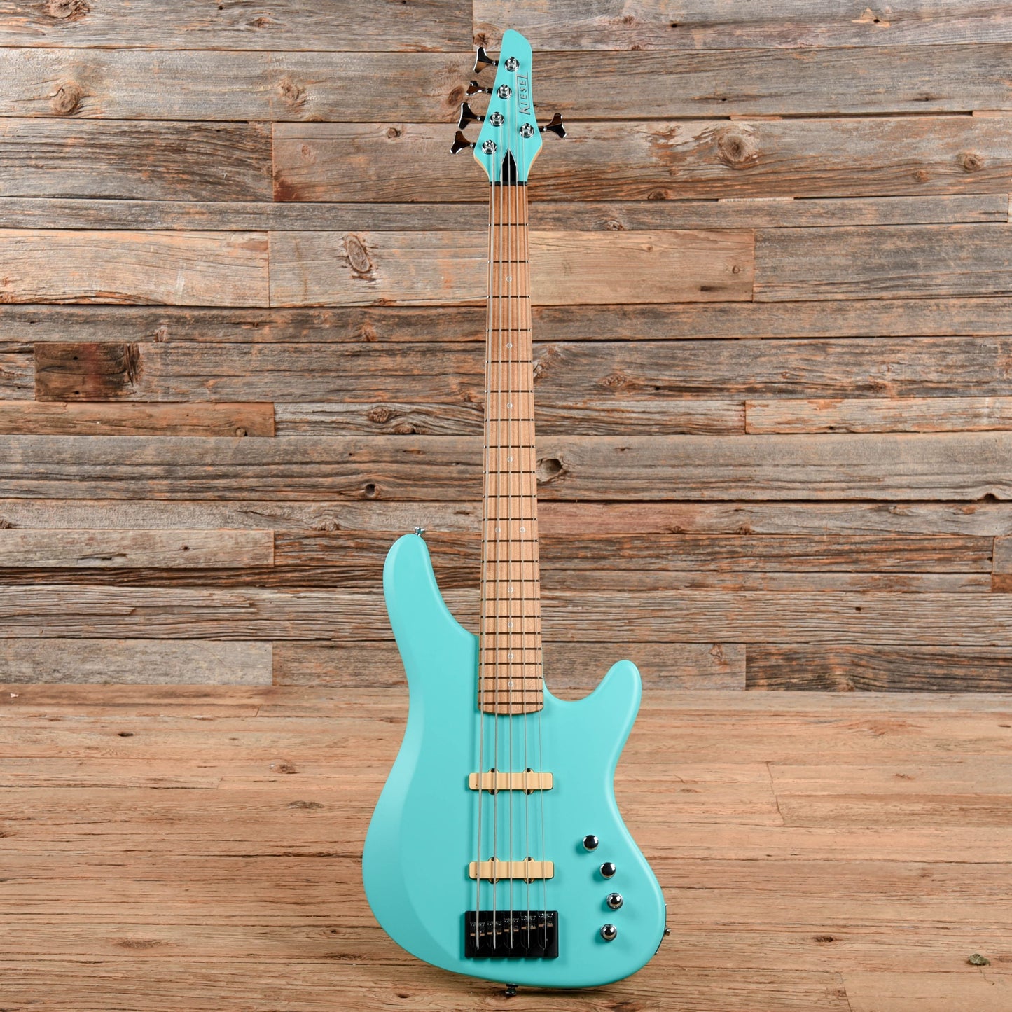 Kiesel Modern JB5 Satin Blue Bass Guitars / 5-String or More