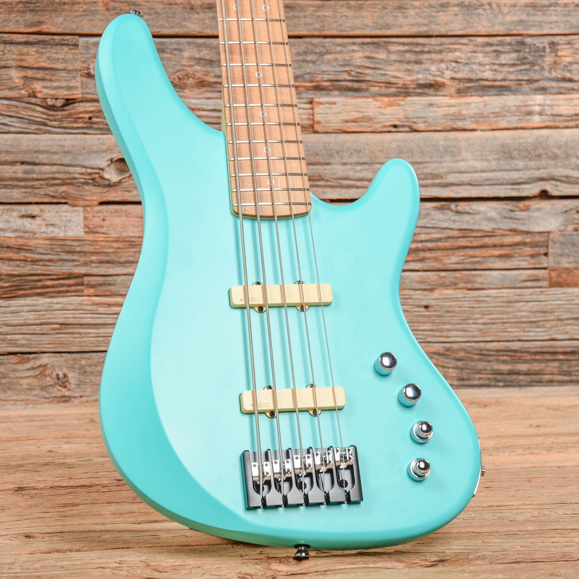 Kiesel Modern JB5 Satin Blue Bass Guitars / 5-String or More