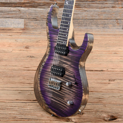 Kiesel Aries 6 HH Purple Caliburst Electric Guitars / Solid Body