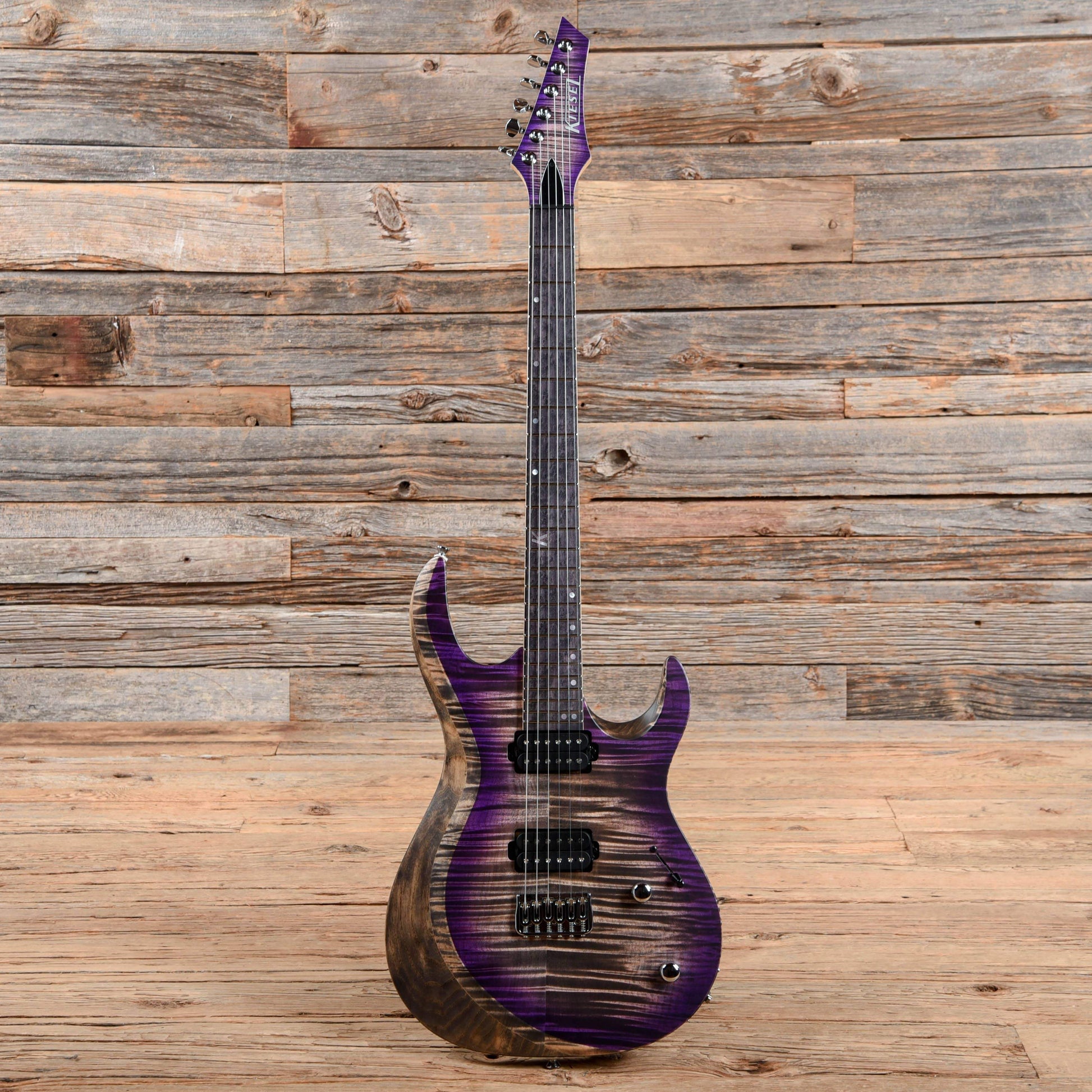 Kiesel Aries 6 HH Purple Caliburst Electric Guitars / Solid Body