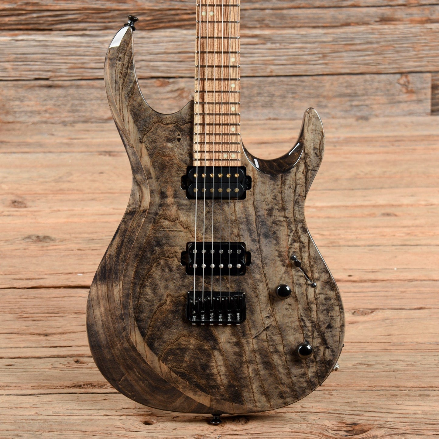 Kiesel Aries 6 Transparent Grey Electric Guitars / Solid Body