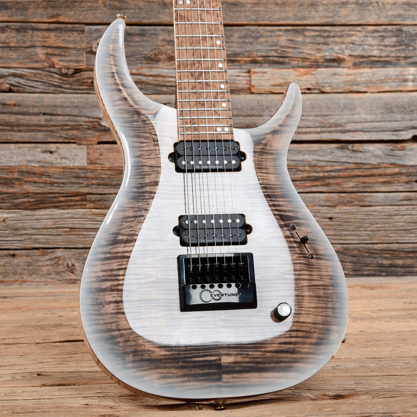 Kiesel Aries A7E Evertune White Wash Edge Burst 2019 Electric Guitars / Solid Body