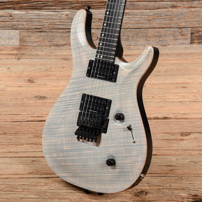 Kiesel Crescent Floyd Rose Translucent White Satin Matte Electric Guitars / Solid Body