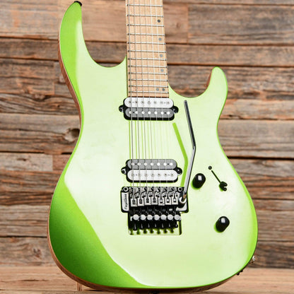 Kiesel DC7X Mahogany w/Maple Top Radiation Green Metallic 2013 Electric Guitars / Solid Body