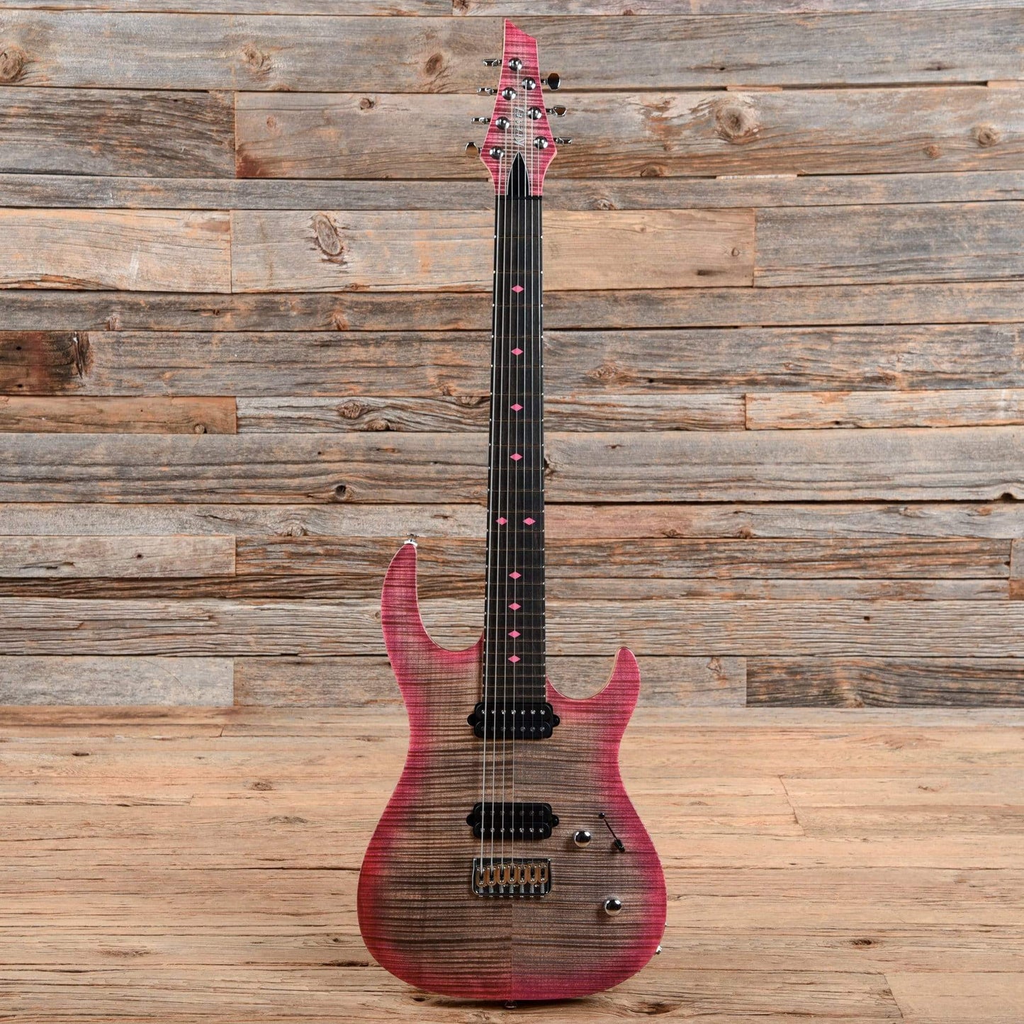 Kiesel DC7X Pink Caliburst Electric Guitars / Solid Body