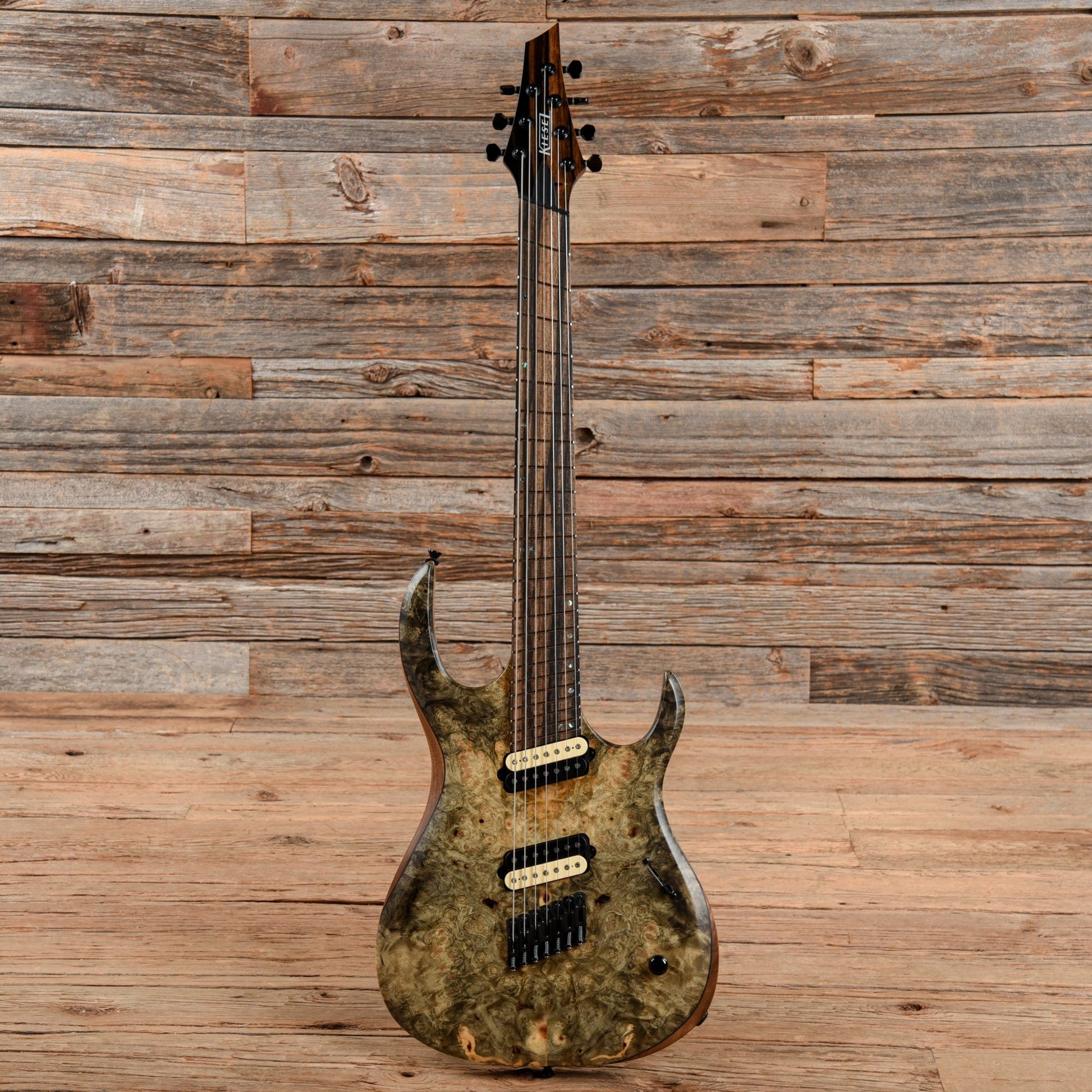 Kiesel K-Series Multiscale 7-String Buckeye Burl Electric Guitars / Solid Body