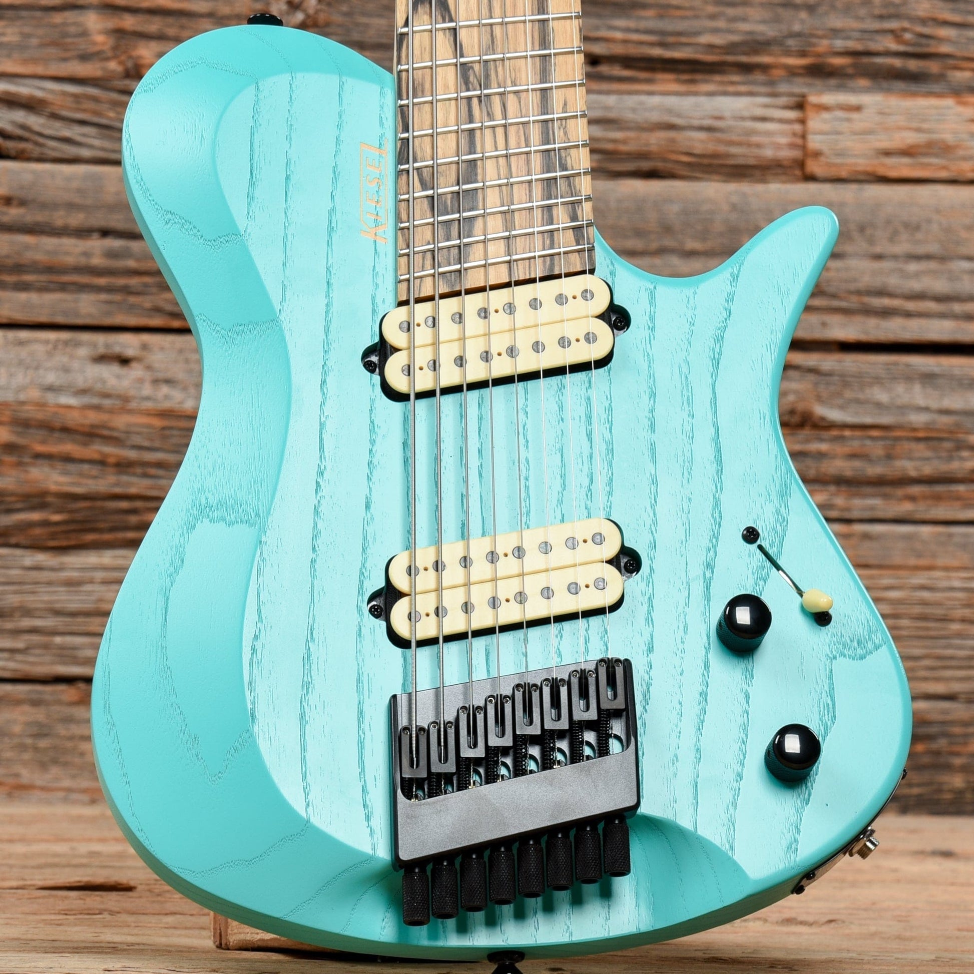 Kiesel Zeus Multiscale 8-String Tropic Raw Tone Satin 2022 Electric Guitars / Solid Body