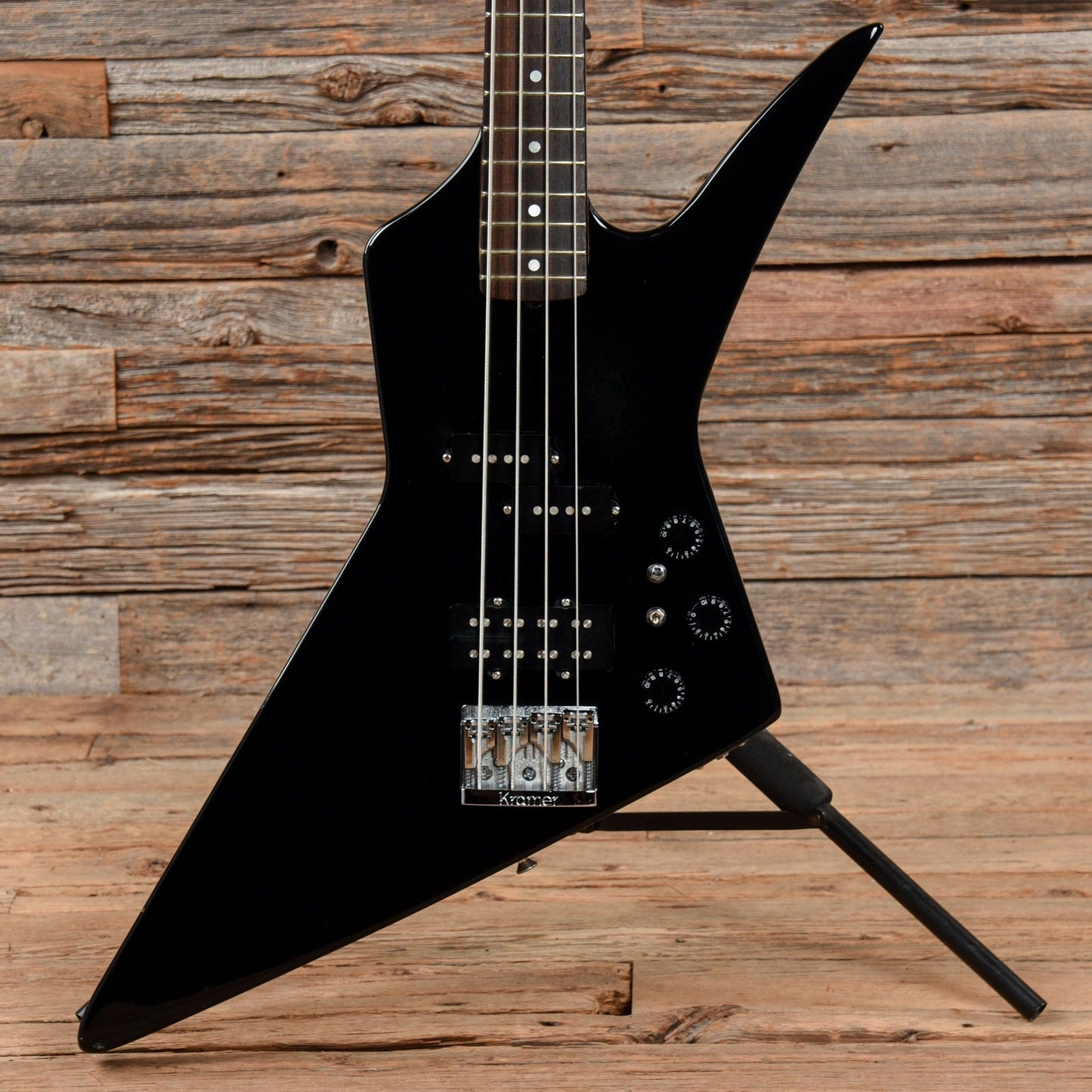 Kramer Focus Model 8000 Bass Black 1988 Bass Guitars / 4-String