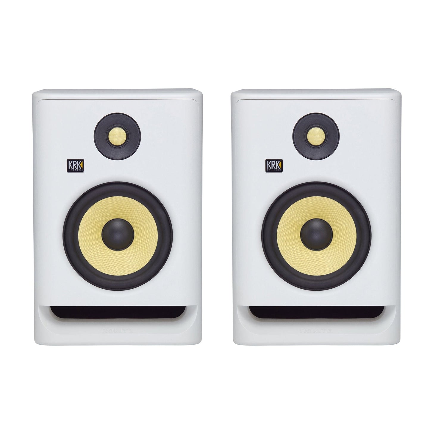 KRK Rokit 7 G4 7" Studio Monitor White Noise Pair Bundle Pro Audio / Speakers / Studio Monitors