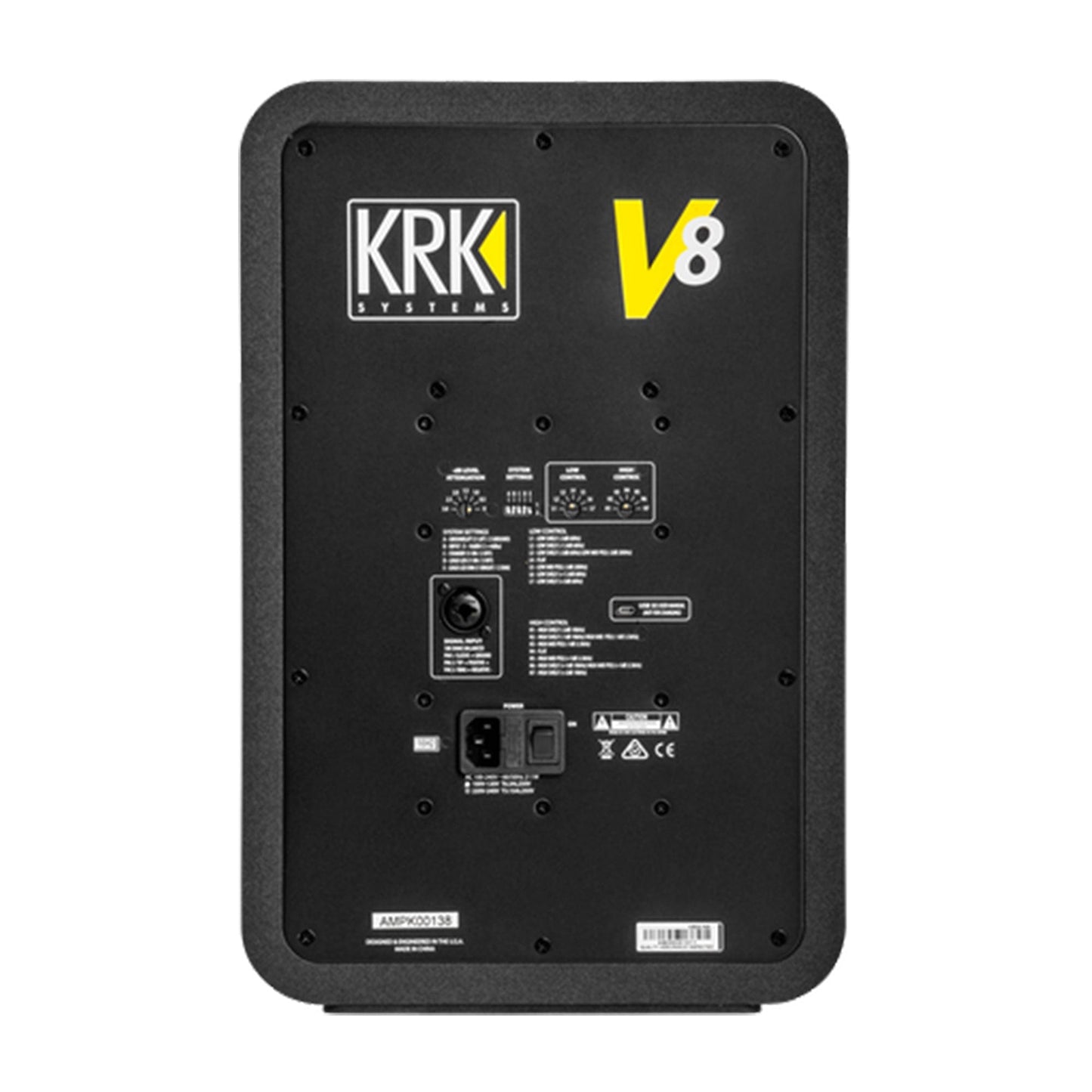 KRK V8 S4 8" Studio Monitor Black Pro Audio / Speakers / Studio Monitors