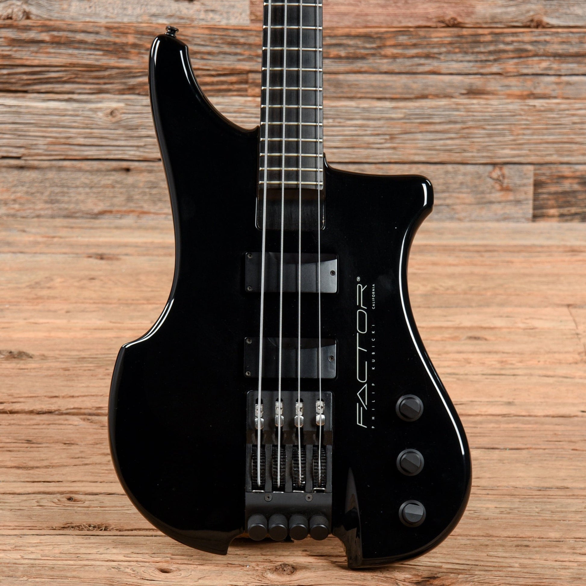 Kubicki Ex Factor Bass Black 1989 Bass Guitars / 4-String