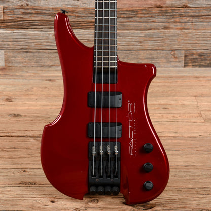 Kubicki Ex Factor Bass Red 1980s Bass Guitars / 4-String