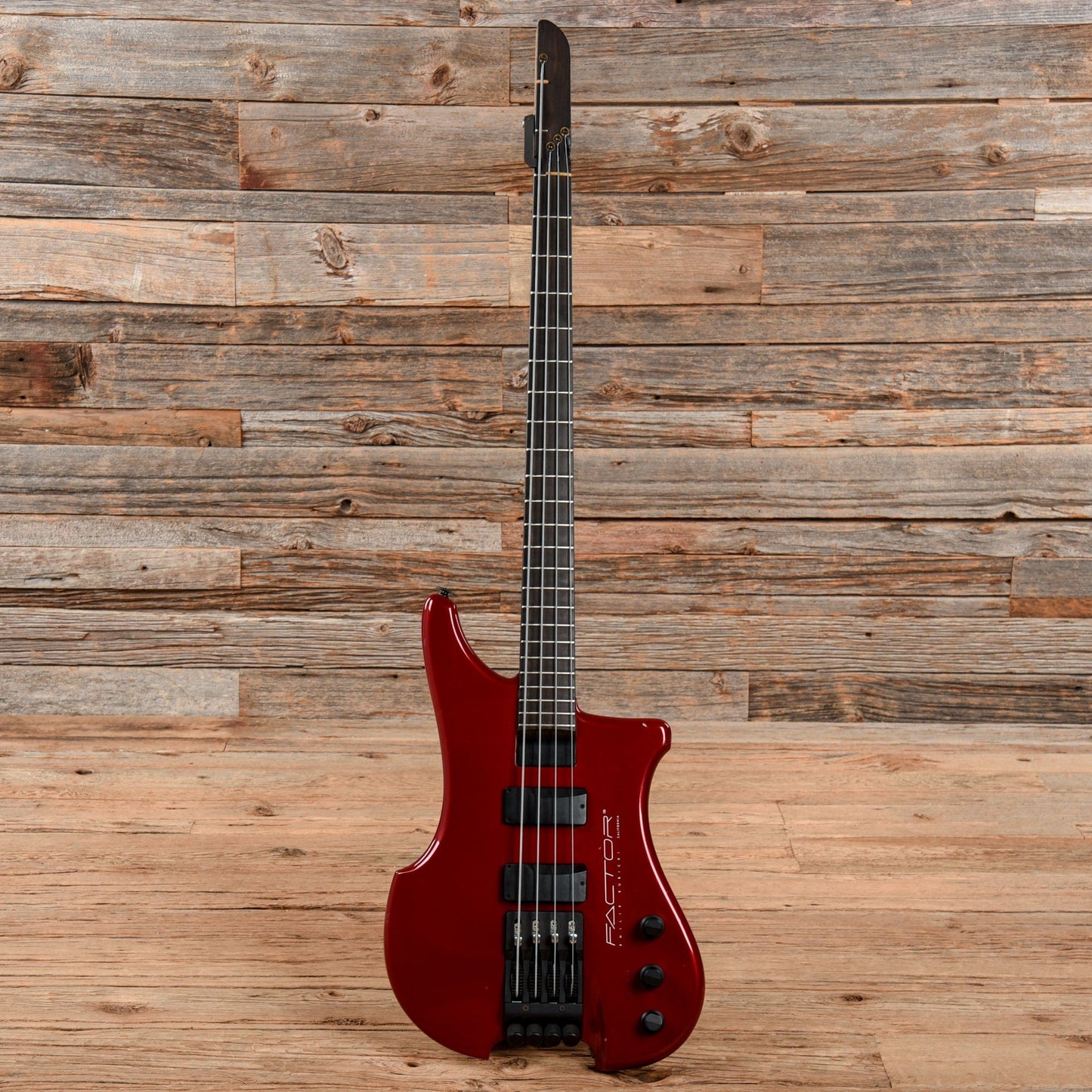 Kubicki Ex Factor Bass Red 1980s Bass Guitars / 4-String