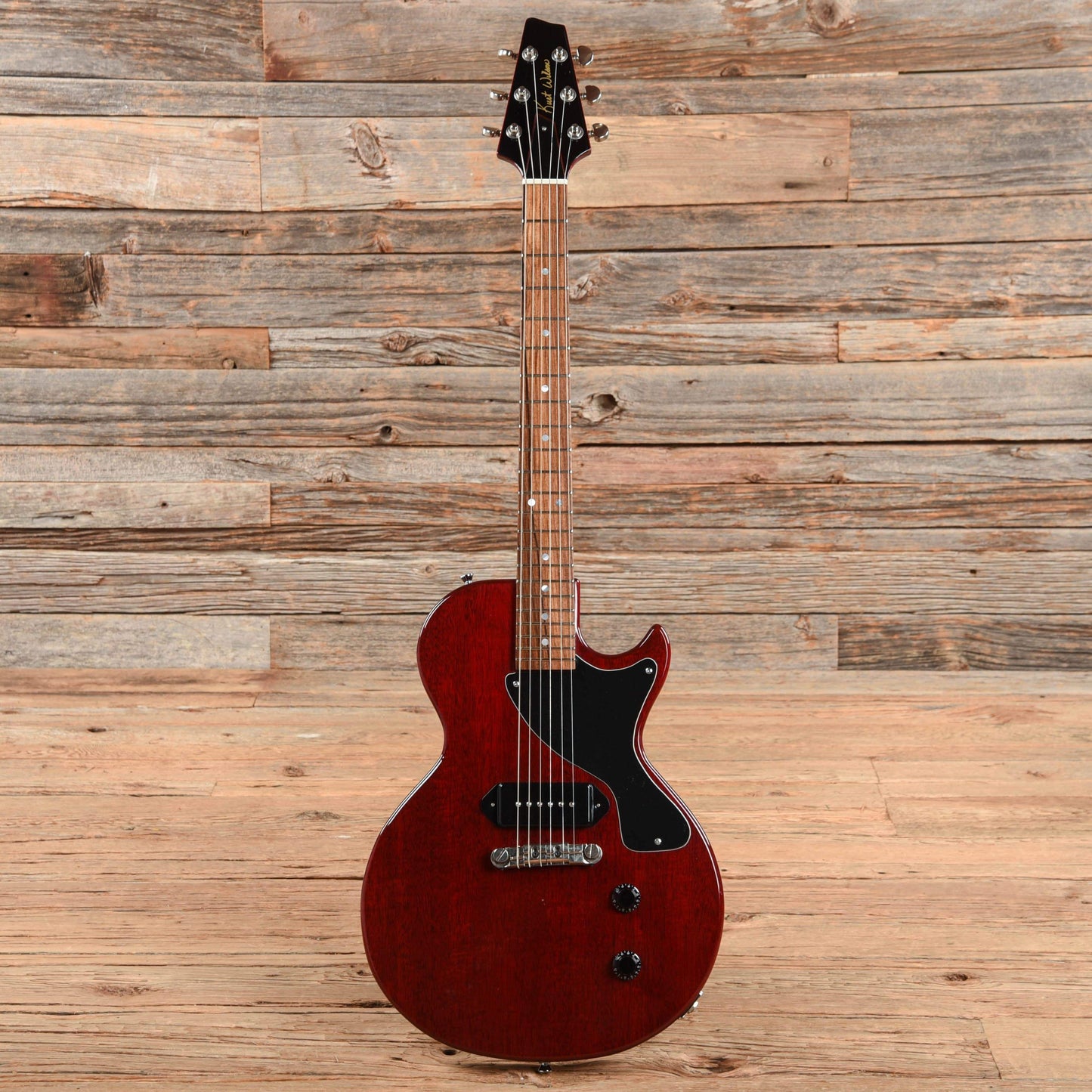 Kurt Wilson Singlecut Junior Cherry Electric Guitars / Solid Body