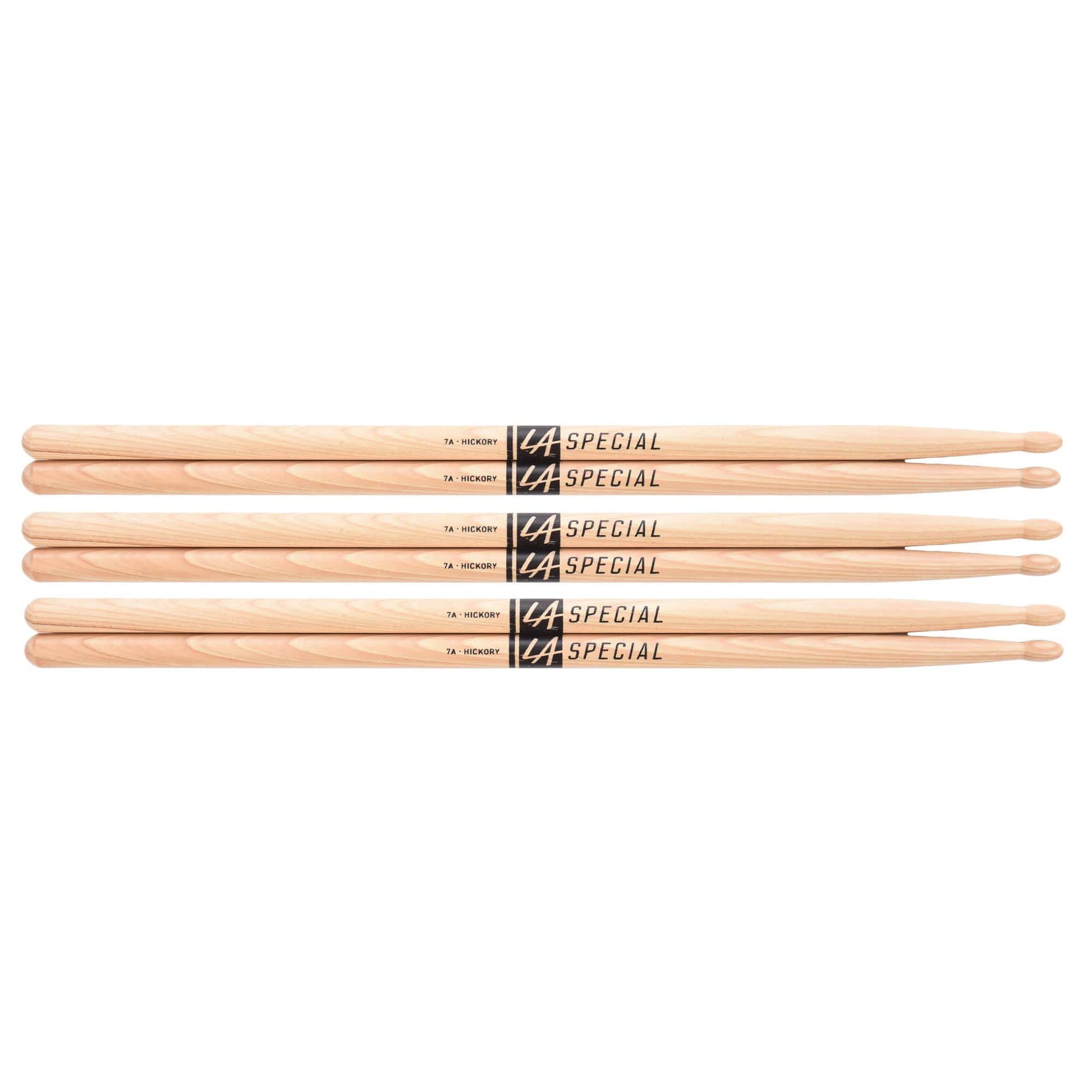 Promark LA Special 7A Wood Tip Drum Sticks (3 Pair Bundle) Drums and Percussion / Parts and Accessories / Drum Sticks and Mallets