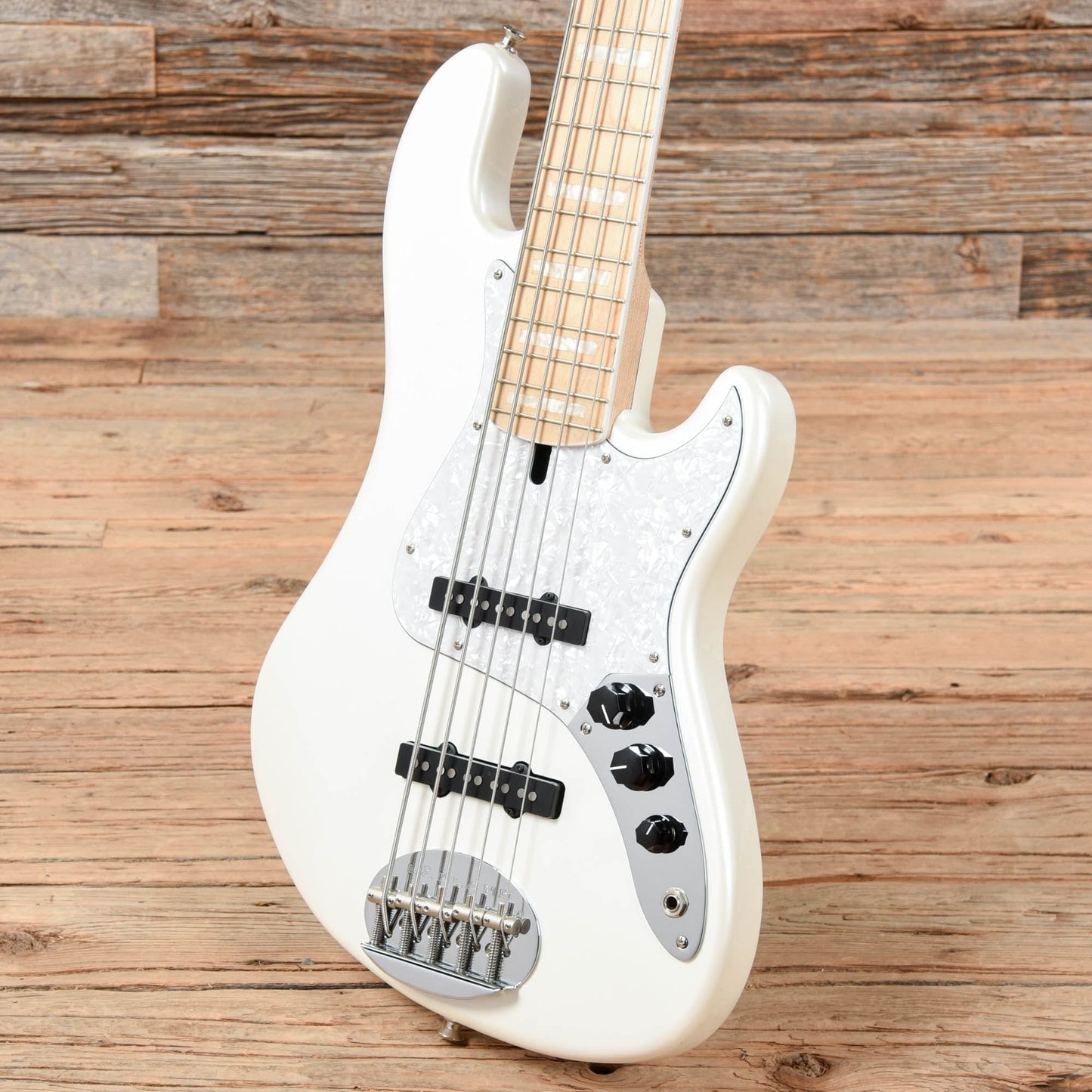 Lakland Skyline DJ5 Daryl Jones 5-String Bass White Bass Guitars / 5-String or More