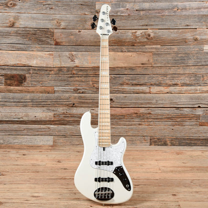 Lakland Skyline DJ5 Daryl Jones 5-String Bass White Bass Guitars / 5-String or More