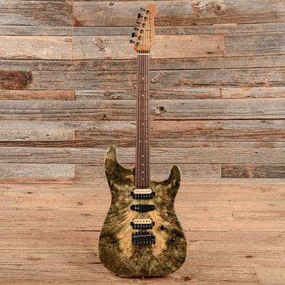 Lakland USA 65-S Buckeye Burl Natural Electric Guitars / Solid Body