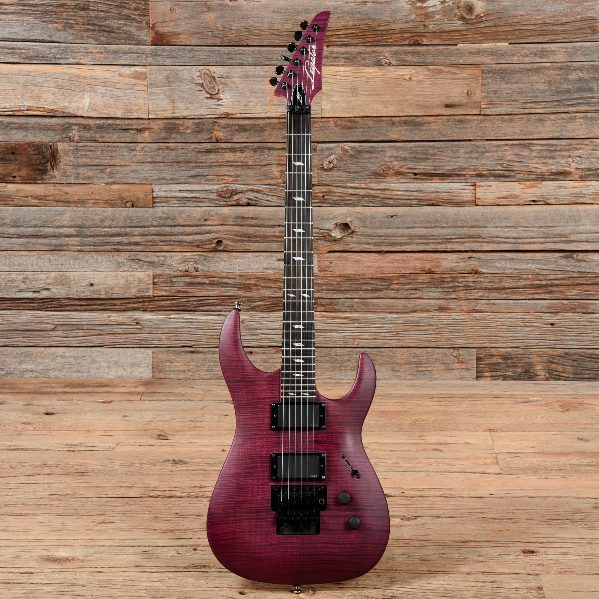 Legator Ninja Transparent Purple Electric Guitars / Solid Body