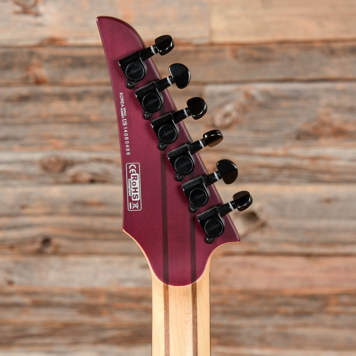 Legator Ninja Transparent Purple Electric Guitars / Solid Body
