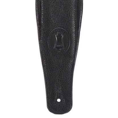 Levy's Right Height 3.5" Wide RipChord Guitar Strap Black Accessories / Straps