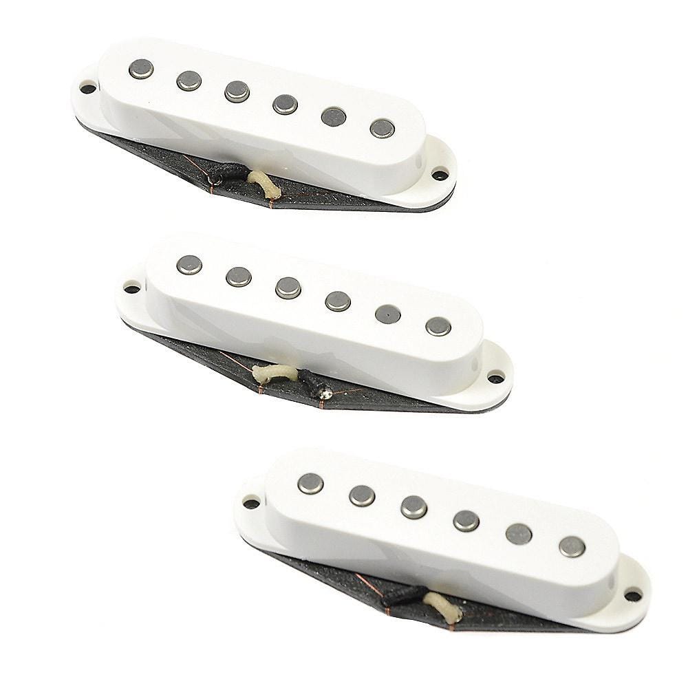 Lindy Fralin Strat Blues Special Pickup Set White