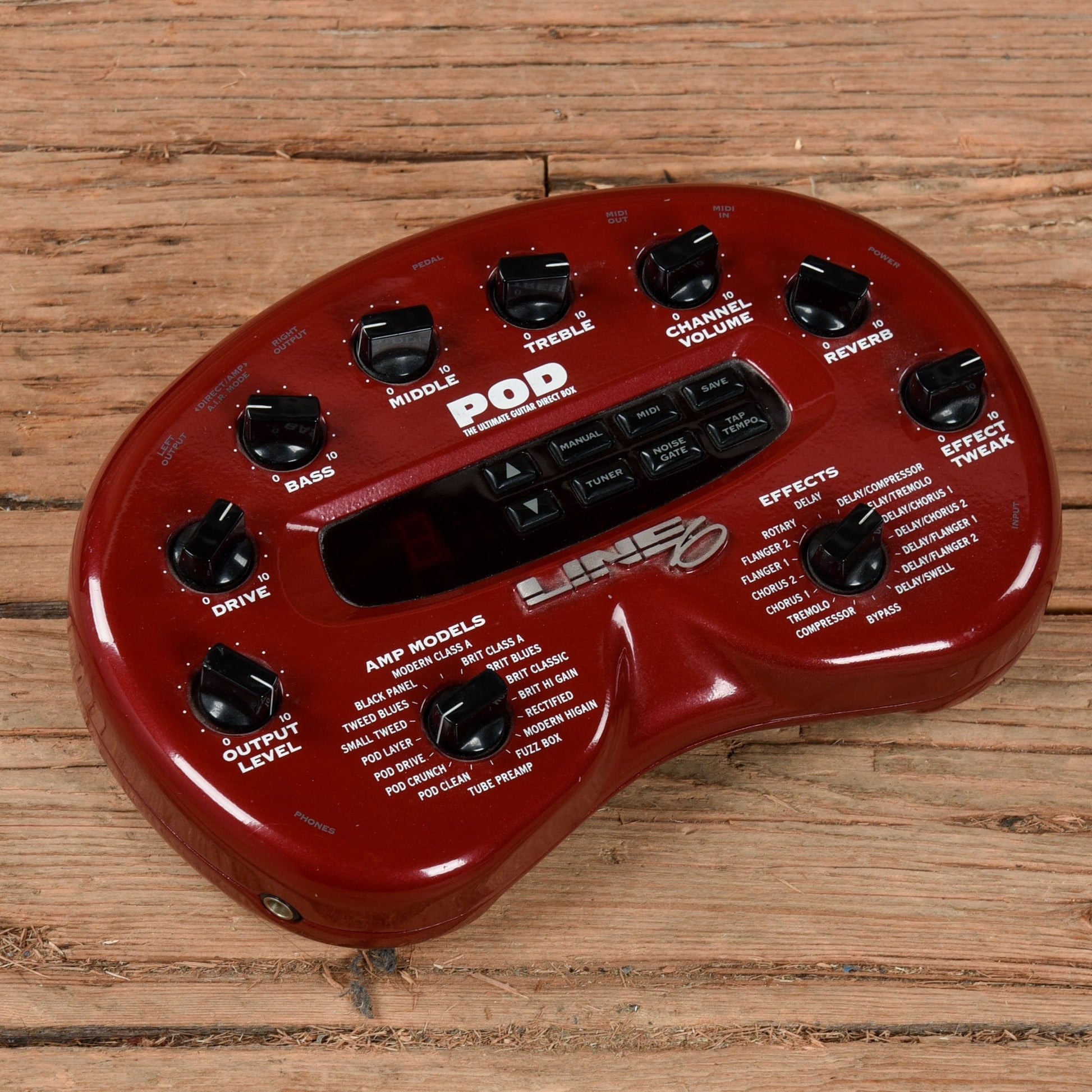 Line 6 POD Multi-Effect and Amp Modeler Effects and Pedals / Amp Modeling