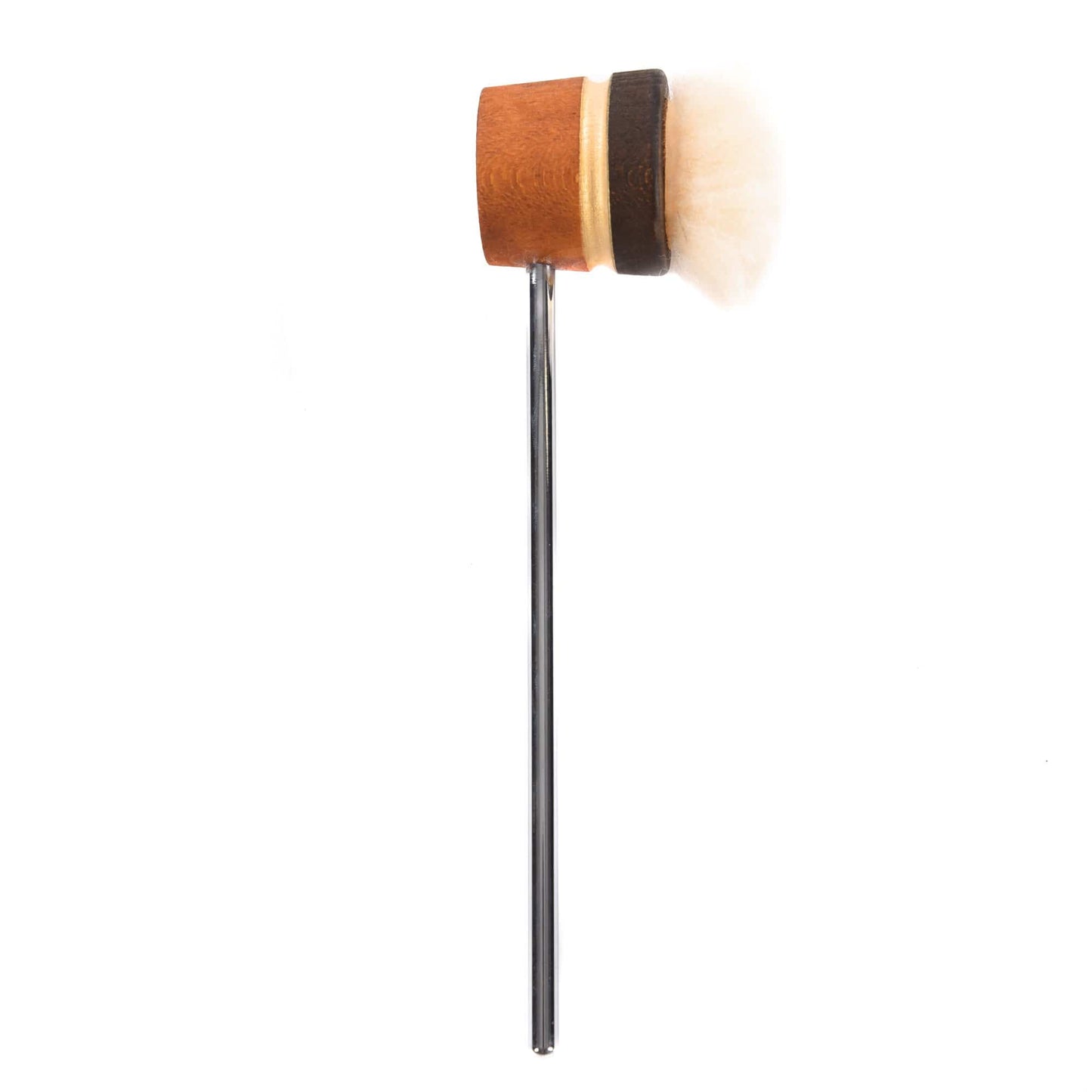 Low Boy Lightweight Puff Bass Drum Beater Amber/Med Brown w/Gold Stripe & CDE Logo Drums and Percussion / Parts and Accessories / Drum Parts