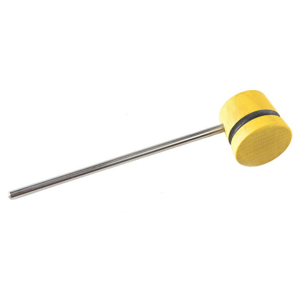 Low Boy Lightweight Wood Bass Drum Beater Yellow w/Black Stripes Drums and Percussion / Parts and Accessories / Drum Parts