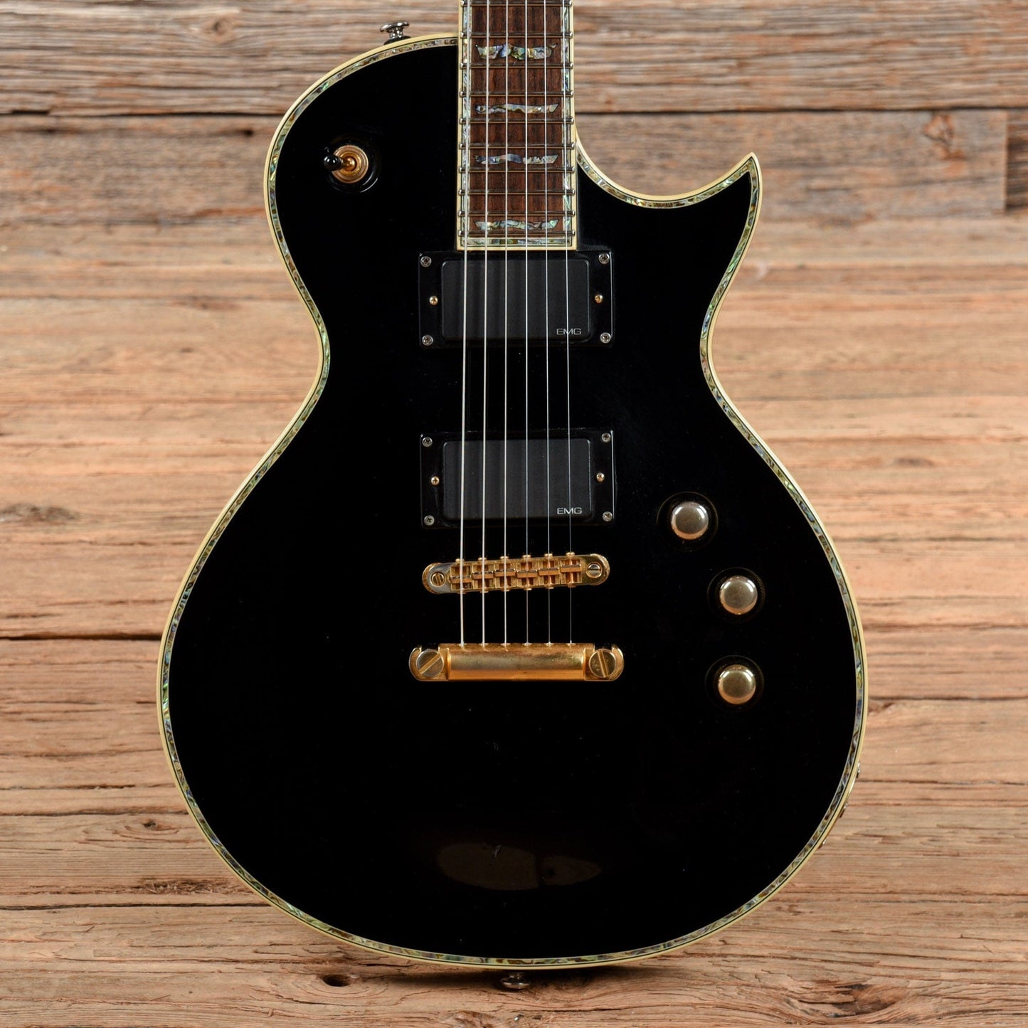 LTD EC-1000 Deluxe Black Electric Guitars / Solid Body