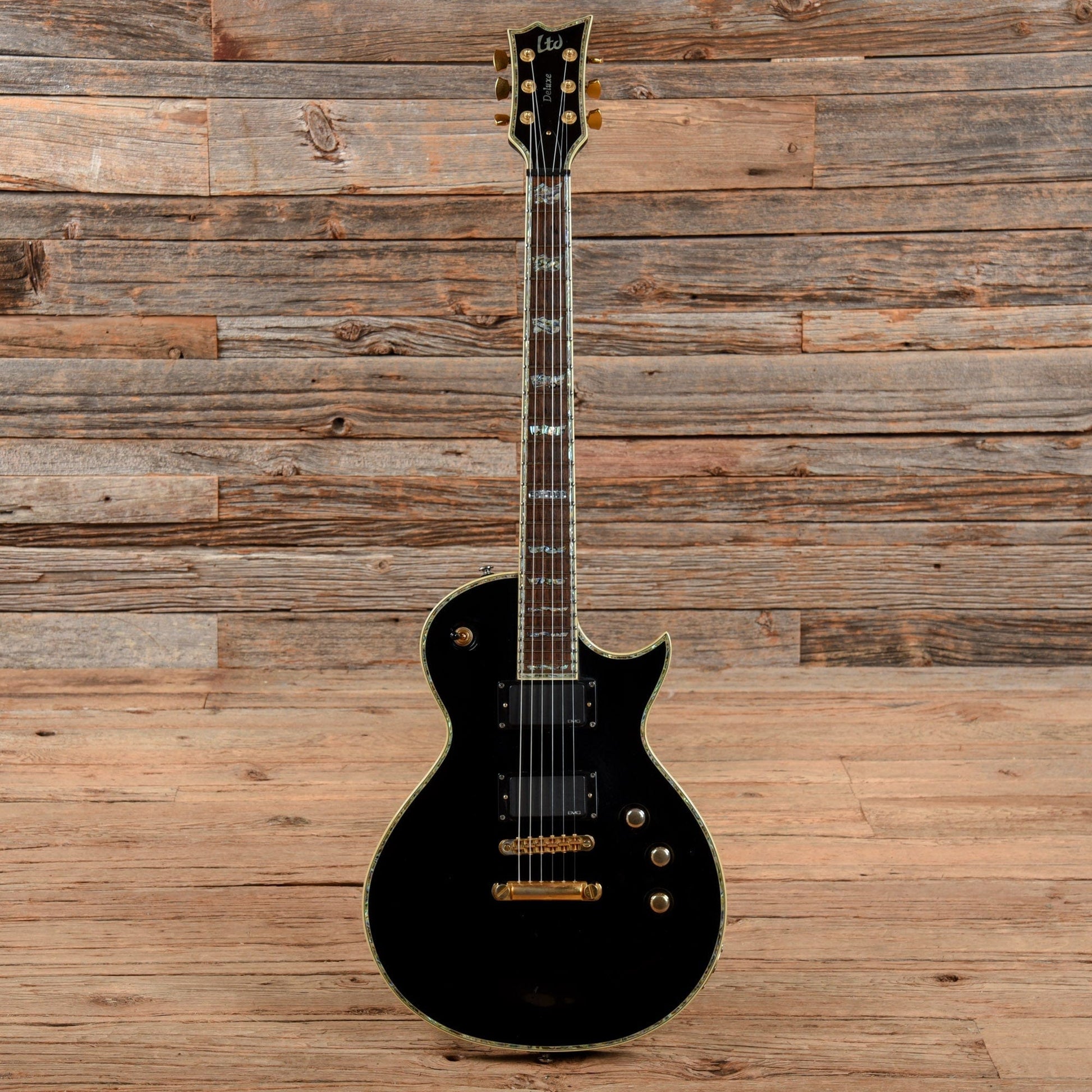 LTD EC-1000 Deluxe Black Electric Guitars / Solid Body