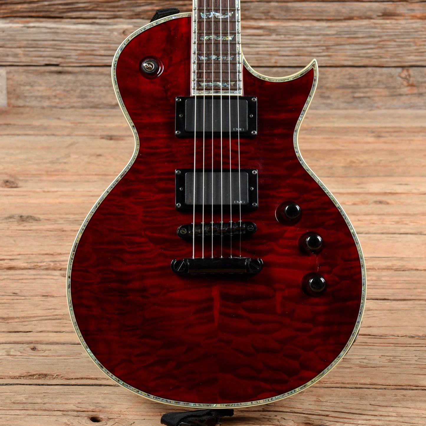 LTD EC-1000 Deluxe See Thru Black Cherry Electric Guitars / Solid Body