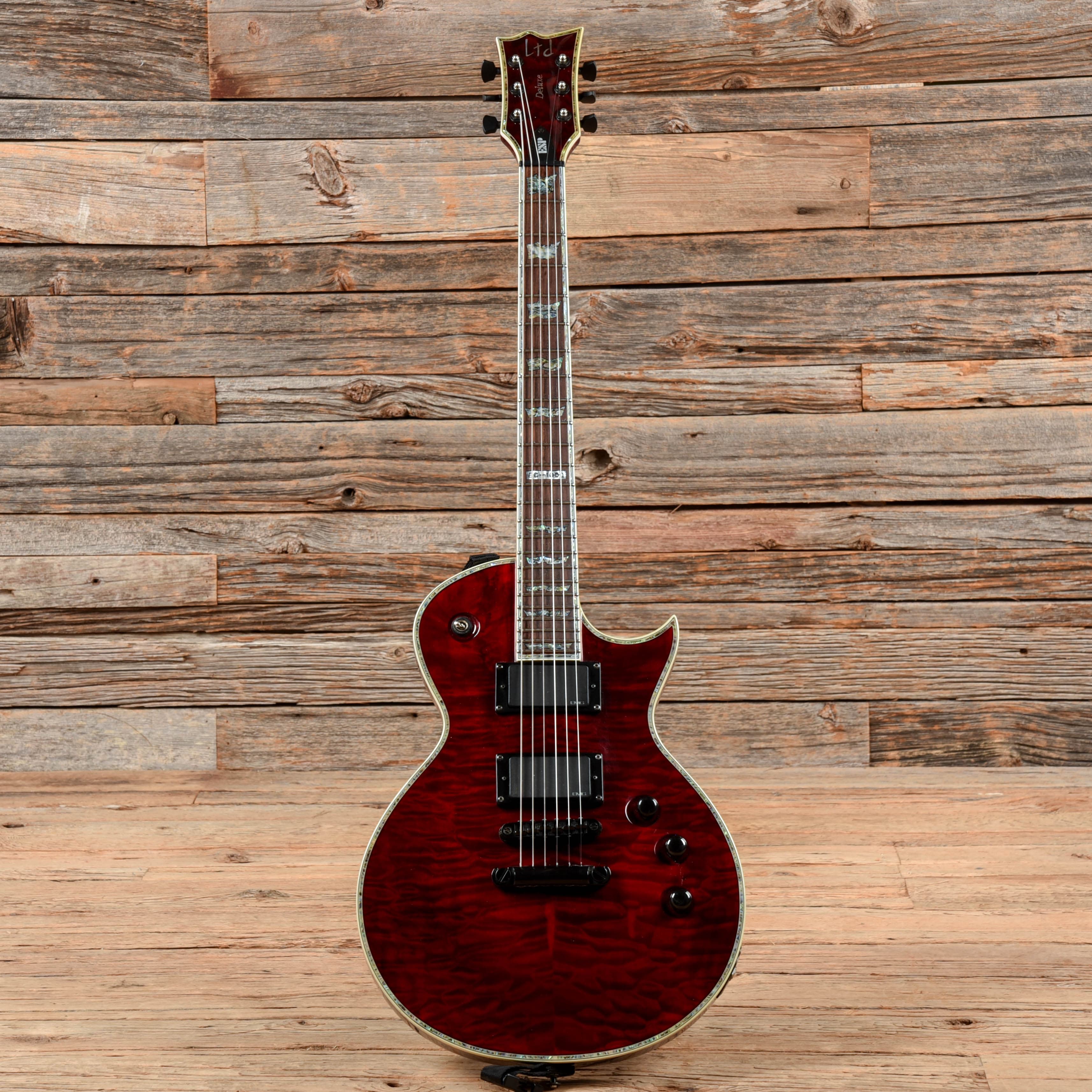 LTD EC-1000 Deluxe See Thru Black Cherry – Chicago Music Exchange