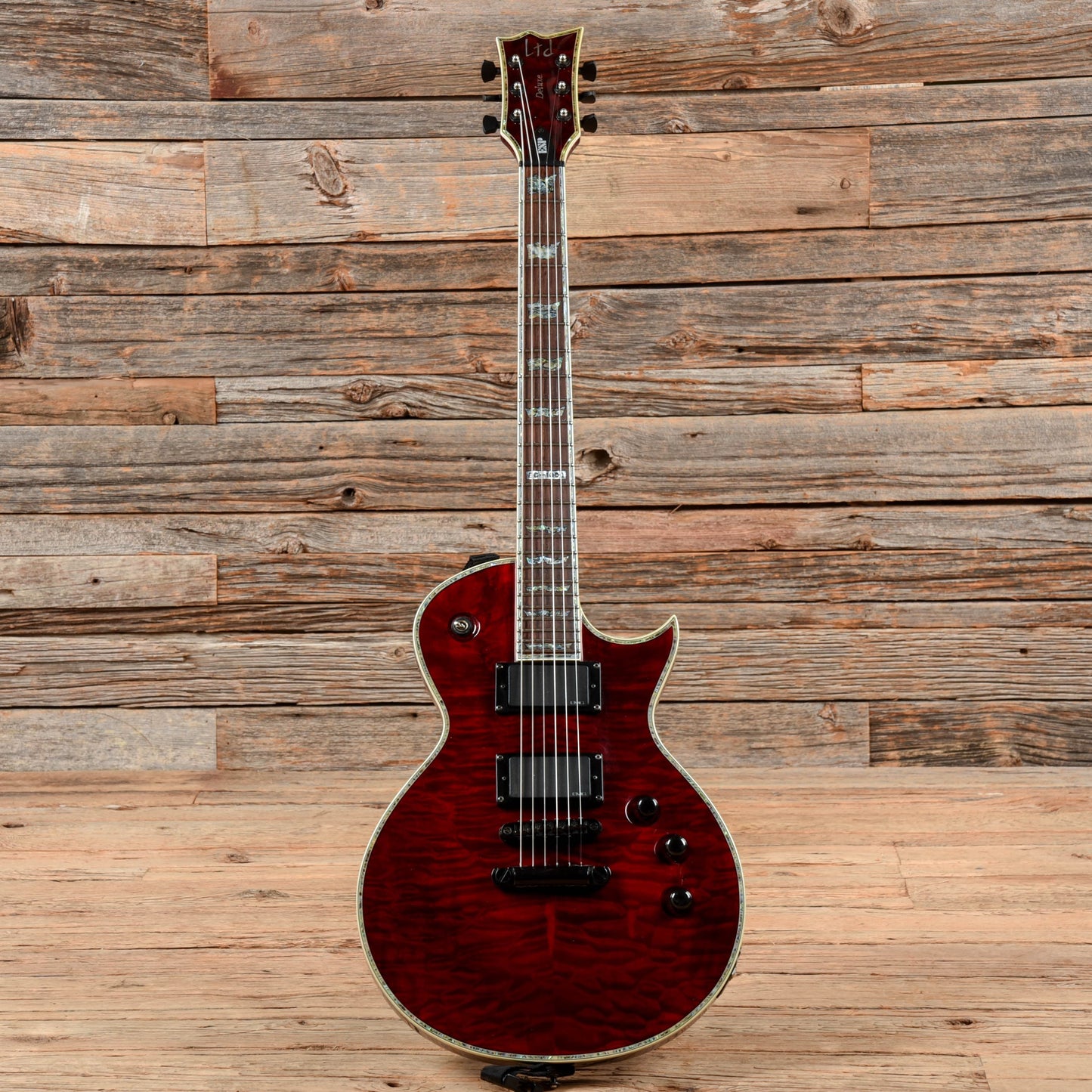 LTD EC-1000 Deluxe See Thru Black Cherry Electric Guitars / Solid Body