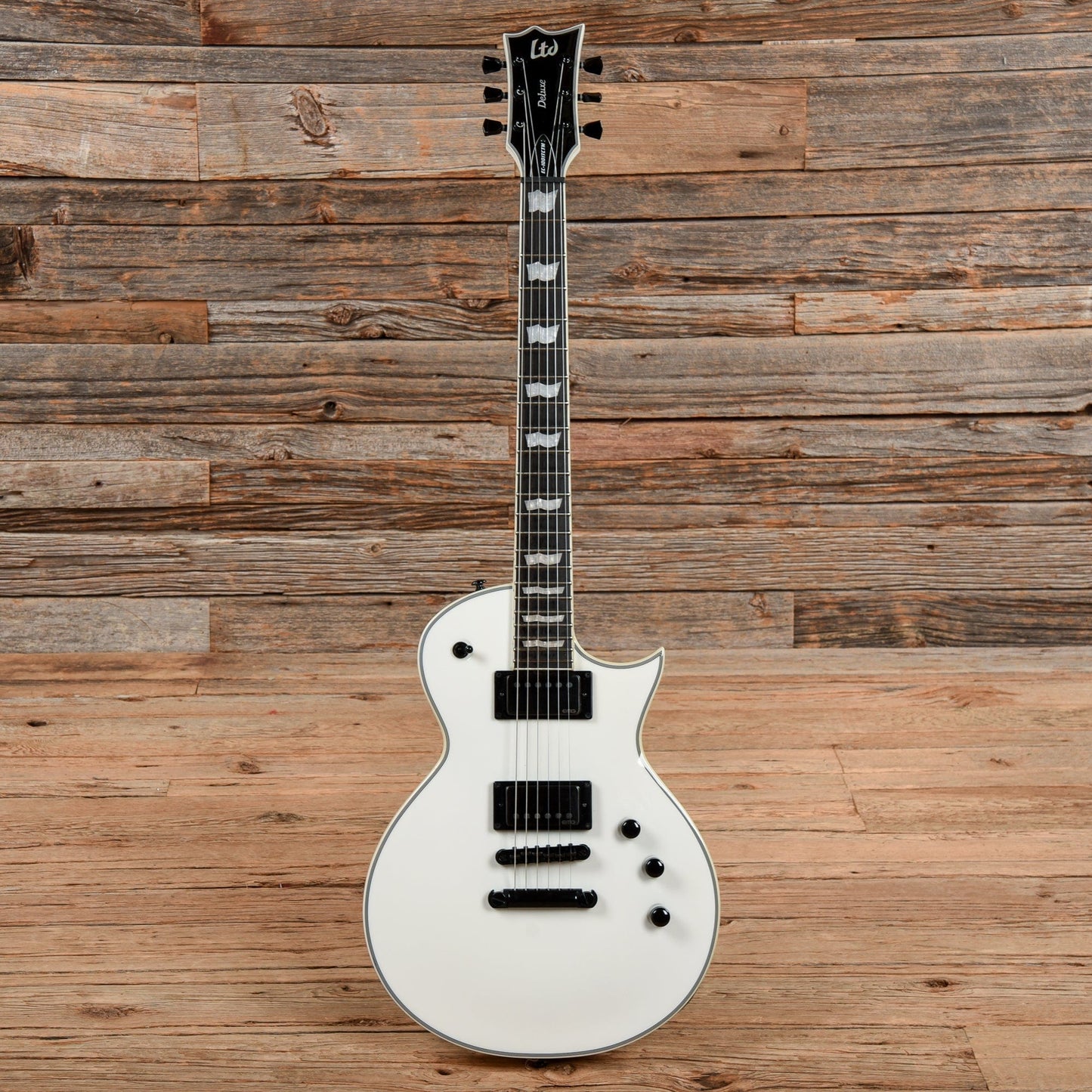 LTD EC-1001TCTM Deluxe Snow White 2018 Electric Guitars / Solid Body