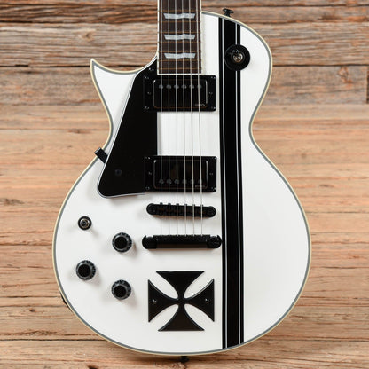 LTD Iron Cross James Hetfield Signature White  LEFTY Electric Guitars / Solid Body