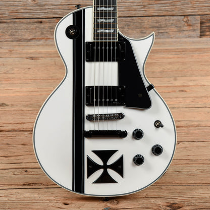 LTD Iron Cross James Hetfield Signature White Electric Guitars / Solid Body