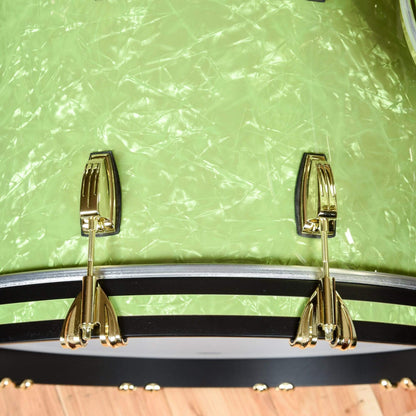 Ludwig 110th Anniversary Classic Maple 13/16/22 3pc. Drum Kit Emerald Pearl w/Brass Hdw Drums and Percussion / Acoustic Drums / Full Acoustic Kits