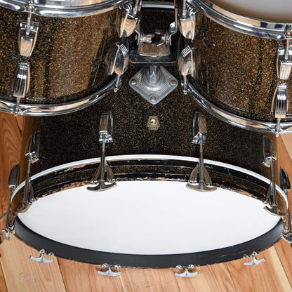 Ludwig 13/13/16/22 Black Galaxy Sparkle 1960s Drums and Percussion / Acoustic Drums / Full Acoustic Kits