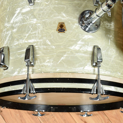 Ludwig 13/16/20 3pc Drum Kit 1960 White Marine Pearl Drums and Percussion / Acoustic Drums / Full Acoustic Kits