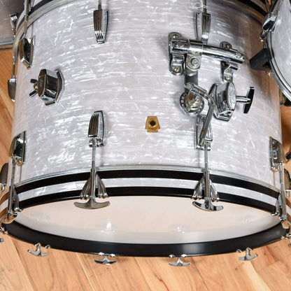 Ludwig 1960's 12/16/22 3pc Drum Kit White Marine Pearl Drums and Percussion / Acoustic Drums / Full Acoustic Kits