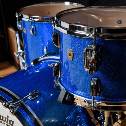 Ludwig Classic Maple 12/14/20 3pc. Drum Kit Blue Sparkle Drums and Percussion / Acoustic Drums / Full Acoustic Kits