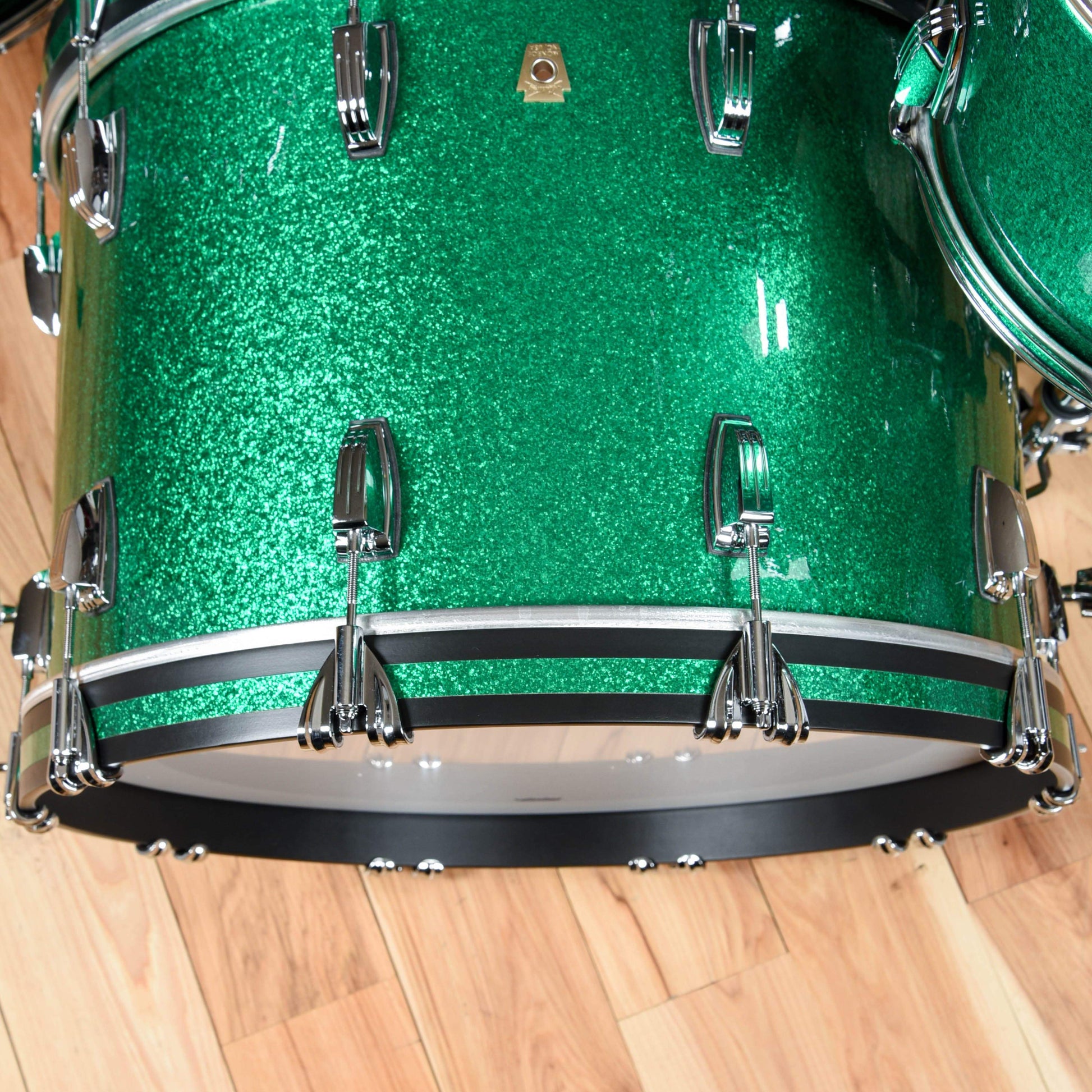 Ludwig Classic Maple 13/16/22 3pc. Drum Kit Green Sparkle Drums and Percussion / Acoustic Drums / Full Acoustic Kits