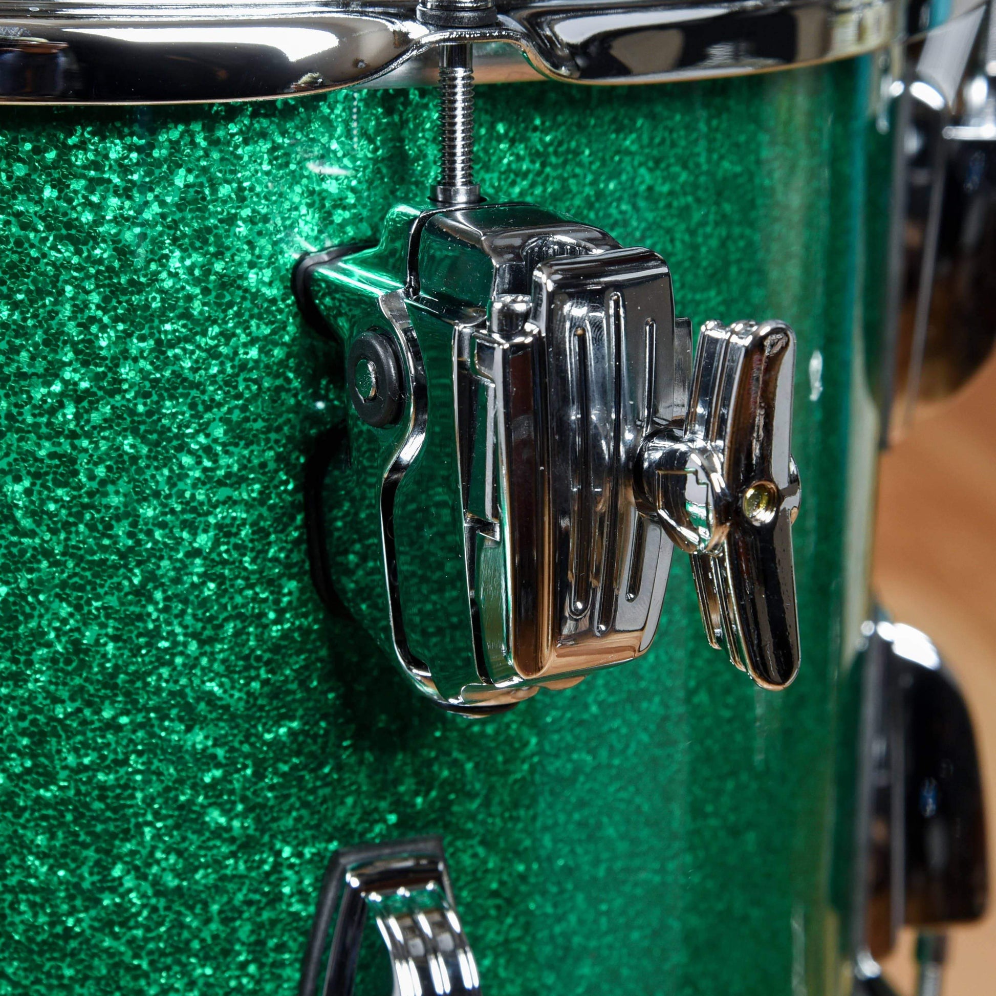 Ludwig Classic Maple 13/16/22 3pc. Drum Kit Green Sparkle Drums and Percussion / Acoustic Drums / Full Acoustic Kits