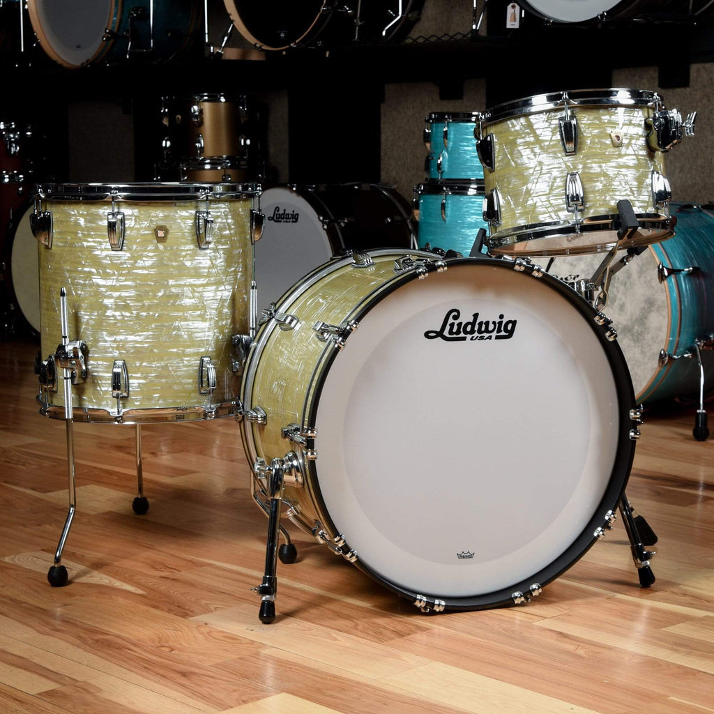 Ludwig Classic Maple 13/16/22 3pc. Drum Kit Olive Pearl – Chicago