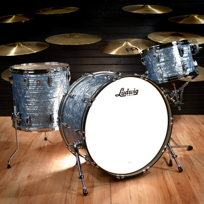 Ludwig Classic Maple 13/16/24 3pc. Drum Kit Sky Blue Pearl Drums and Percussion / Acoustic Drums / Full Acoustic Kits