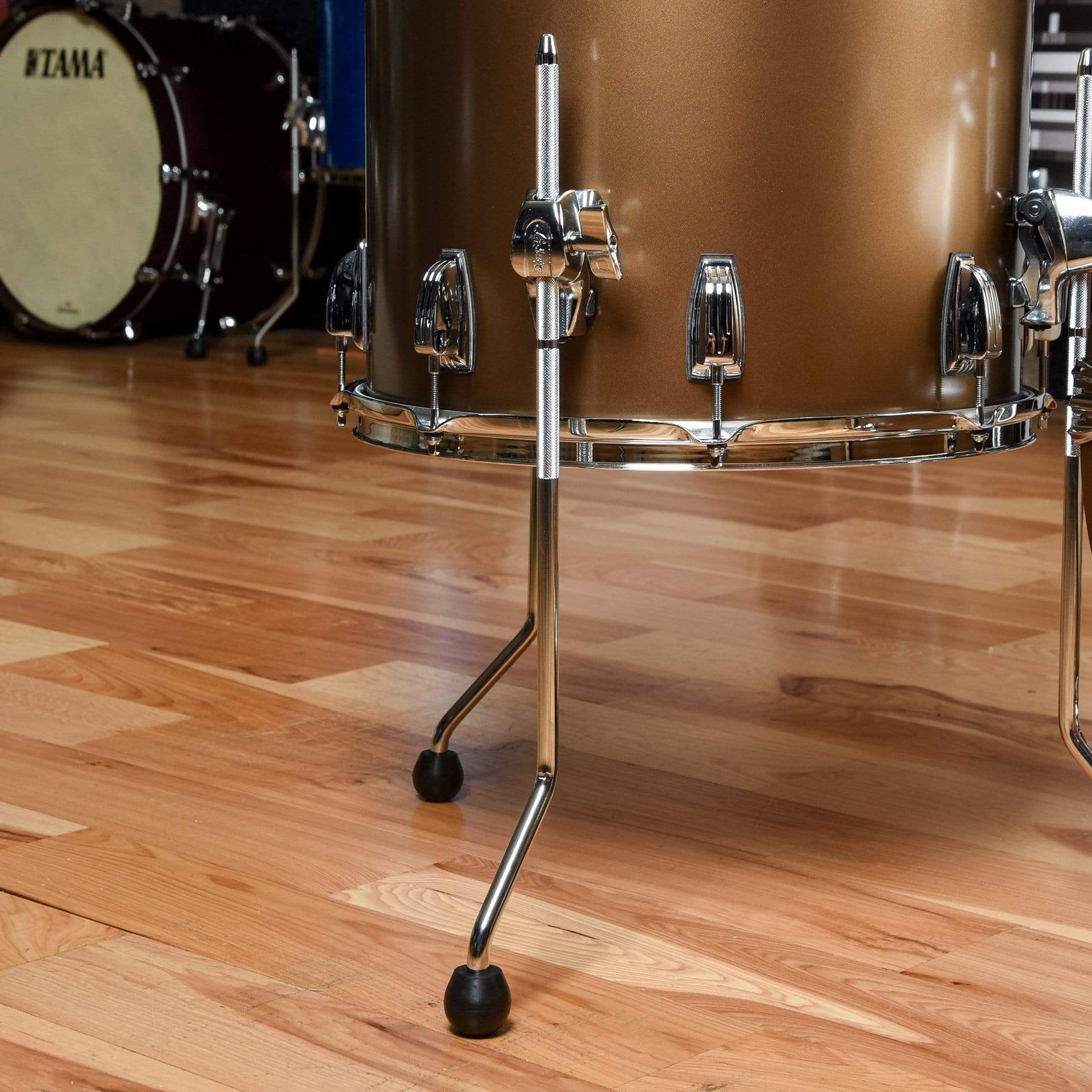 Ludwig Classic Maple 13/16/24 3pc. Drum Kit Vintage Bronze Mist Drums and Percussion / Acoustic Drums / Full Acoustic Kits