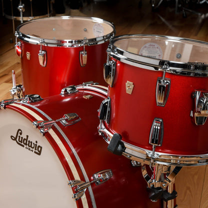 Ludwig Classic Maple 13/16/24x12 3pc. Drum Kit Diablo Red Drums and Percussion / Acoustic Drums / Full Acoustic Kits