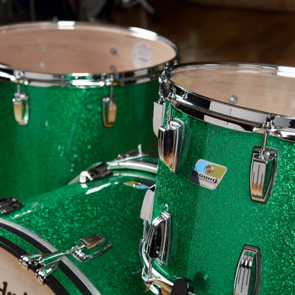 Ludwig Classic Maple 14/18/26 3pc. Drum Kit Green Sparkle Drums and Percussion / Acoustic Drums / Full Acoustic Kits