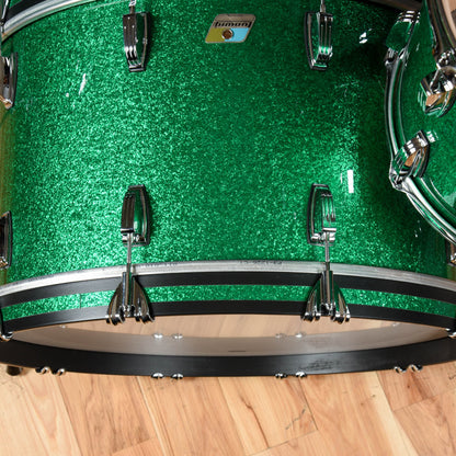 Ludwig Classic Maple 14/18/26 3pc. Drum Kit Green Sparkle Drums and Percussion / Acoustic Drums / Full Acoustic Kits